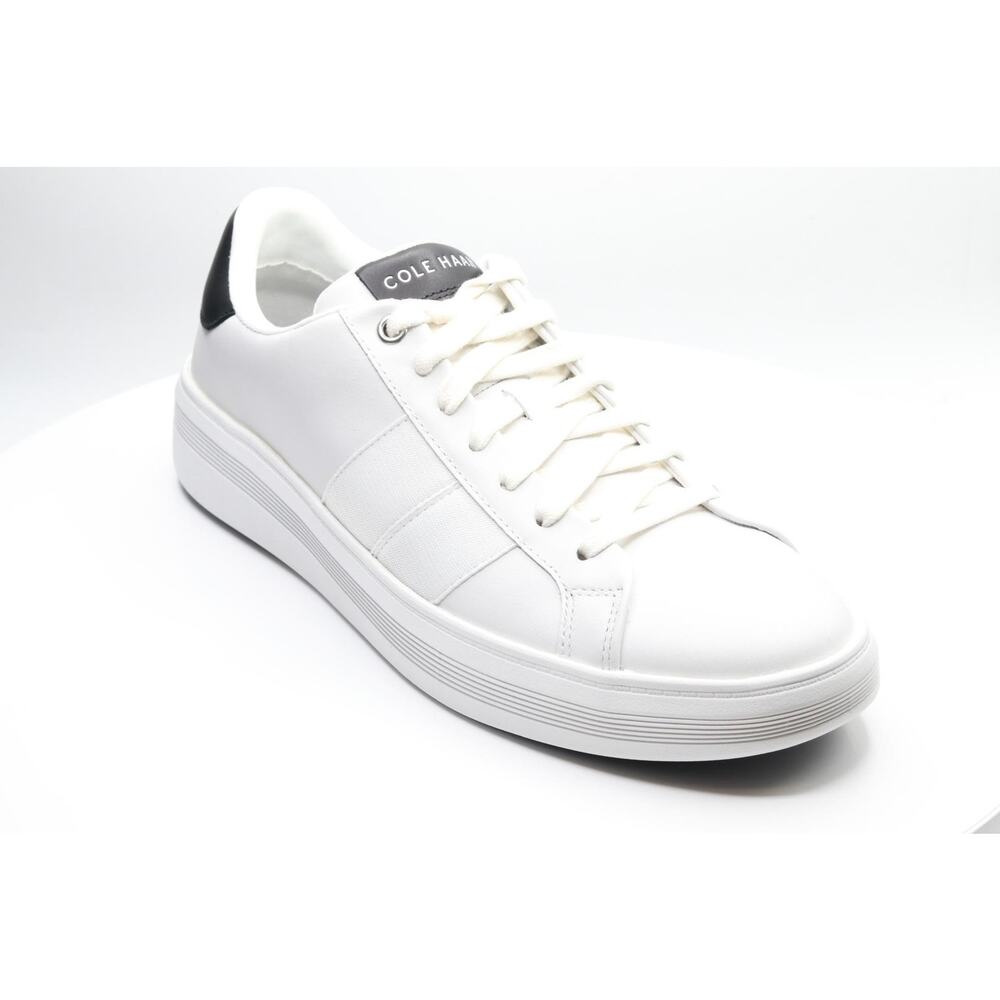 Cole Haan Men's Grand Crosscourt Premier, White/Black/Birch, 7.5-M US